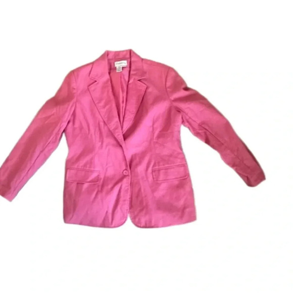 Chadwick’s 100% Wool Vintage Pink Blazer Size 14 - Picture 3 of 6